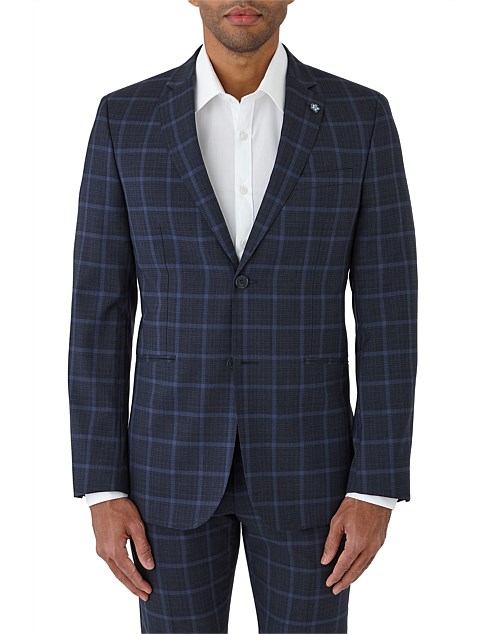 WINDOWPANE CHECK JACKET