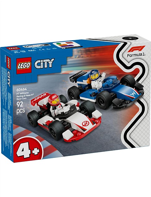 LEGO City F1® Williams Racing & Haas F1® Race Cars 60464