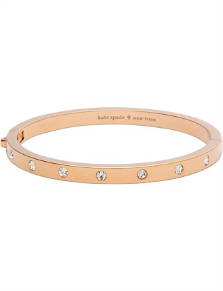 Metal Stone Hinged Bangle