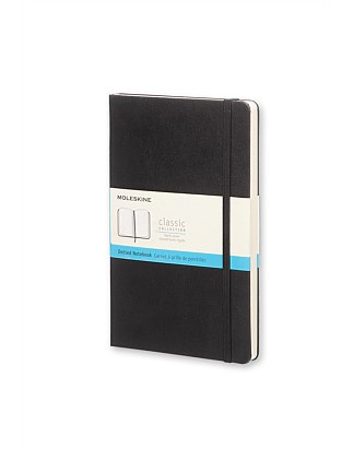 NOTEBOOK LARGE DOT BLACK HARD