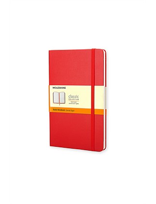 Classic Hard Cover Ruled Notebook Pocket