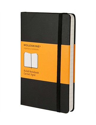 Classic Hardcover Ruled Notebook Large