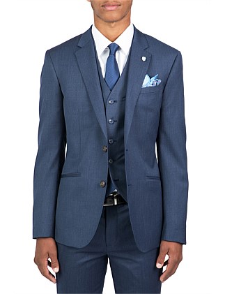 Troy Slim Suit Jacket FCG279 Blue