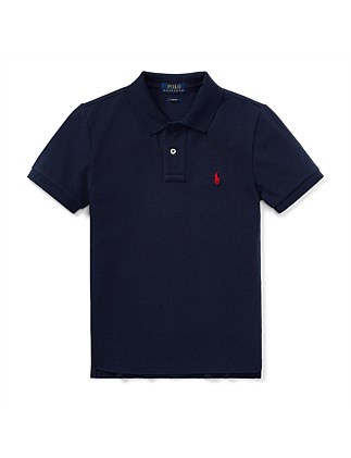 Custom Fit Cotton Mesh Polo (8-18 Years)