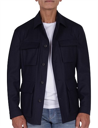 MILLER SPORT COAT - DUSTY BLUE