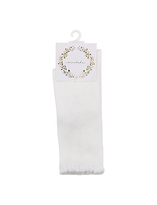CLOUD POINTELLE KNEE HIGHS