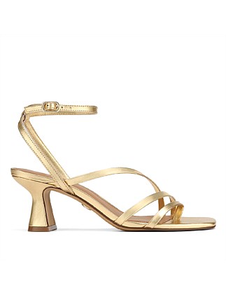 Maeve Gold Metallic Leather Sandal