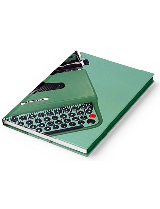 Olivetti Hard Cover Med Notebook Green