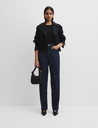 High Rise Straight Leg Jean