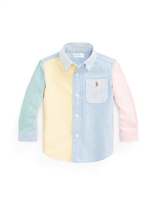 Cotton Oxford Fun Long Sleeve Shirt (3-24 Months)