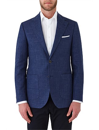 Textured Linen Blend Jacket