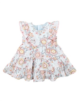 ABBY PRINT TIERED DRESS
