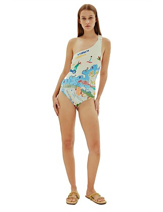 NADIA ONE SHOULDER ONE PIECE