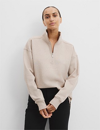 Zip Collar Sweat