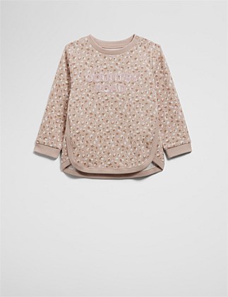 Organically Grown Cotton Long Sleeve Logo T-Shirt