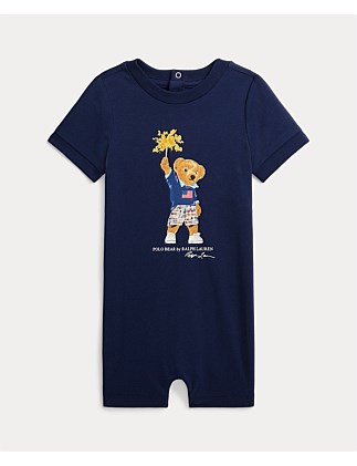 Baby Polo Bear Cotton Jersey Shortall (3-12 Months)