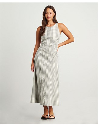 POPPY GINGHAM MAXI DRESS