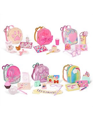 MINI BACKPACKS WITH SURPRISE ACCESSORIES ASSORTED BLIND PACKS