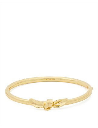 BANDANA KNOT HINGED BANGLE BRACELET