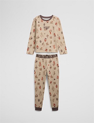 Australian Cotton Western Print Pyjama