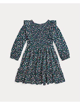 Floral Smocked Cotton Jersey Dress (2-6.5 Years)