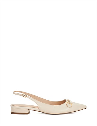 HINGE SLINGBACK FLAT