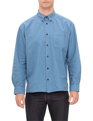 A.P.C. Chemise Mateo Logo Light Blue Shirt