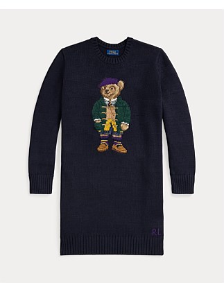Polo Bear Sweater Dress (7-12 Years)
