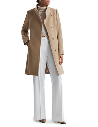 MIA-WOOL BLEND MID LENGTH COAT