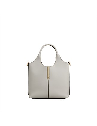 TOTE SHOPPING BAG IN LEATHER MINI