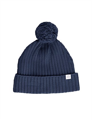 GOTS CHUNKY RIB KNIT BEANIE