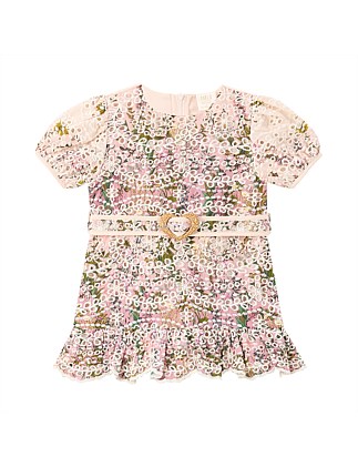 BABY CHIARA EMBROIDERED MINI DRESS