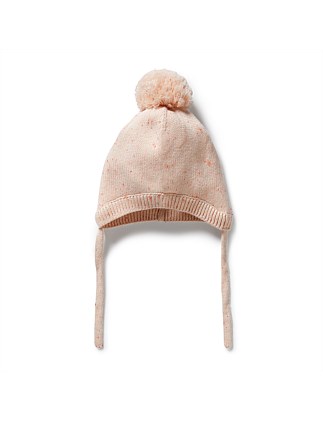 Fairy Floss Organic Knitted Bonnet