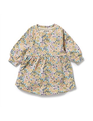 Tiny Bloom Organic Terry Sweat Dress