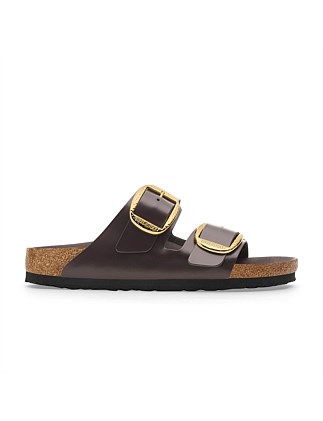 Arizona Hammered Big Buckle High Shine Regular Sandal