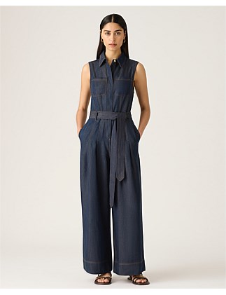 CLEO DENIM JUMPSUIT