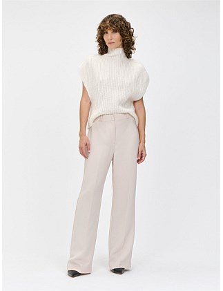 WINTER WHITE CHUNKY MOHAIR BLEND TUNIC